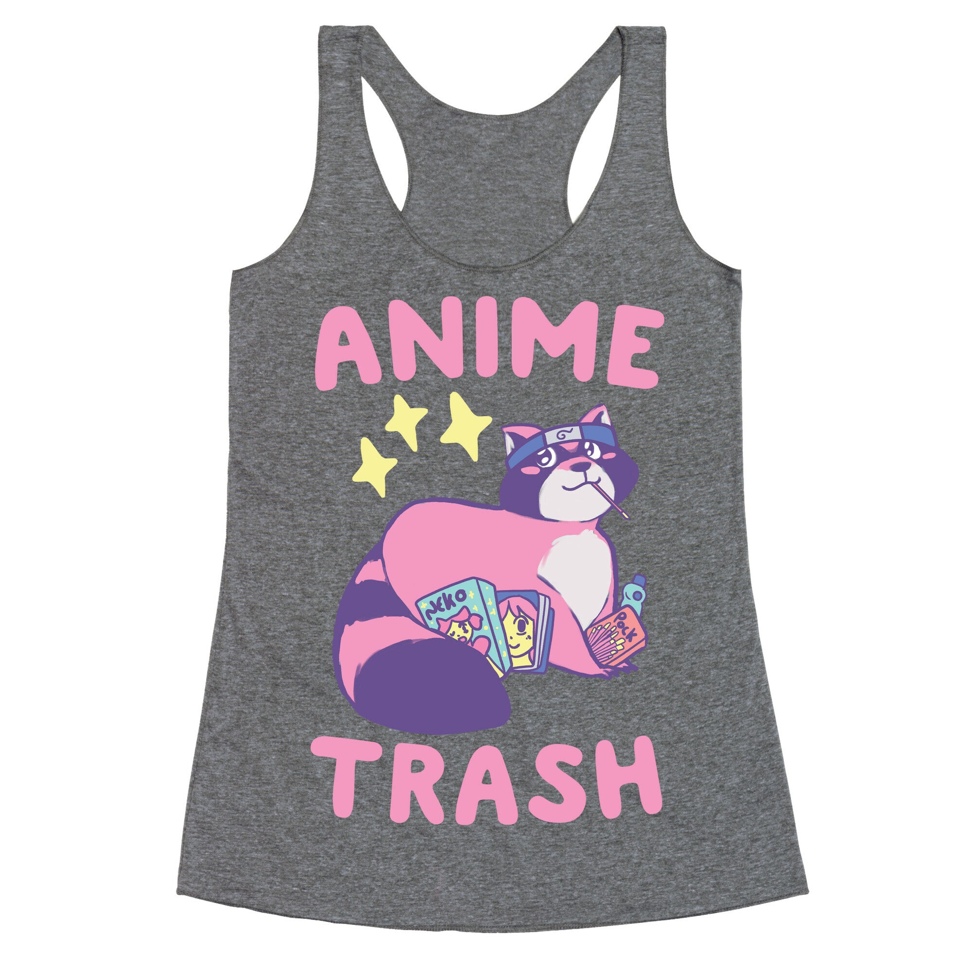 Anime Trash Racerback Tank